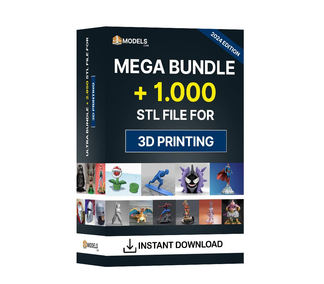 Mega Bundle: 1000 Premium STL